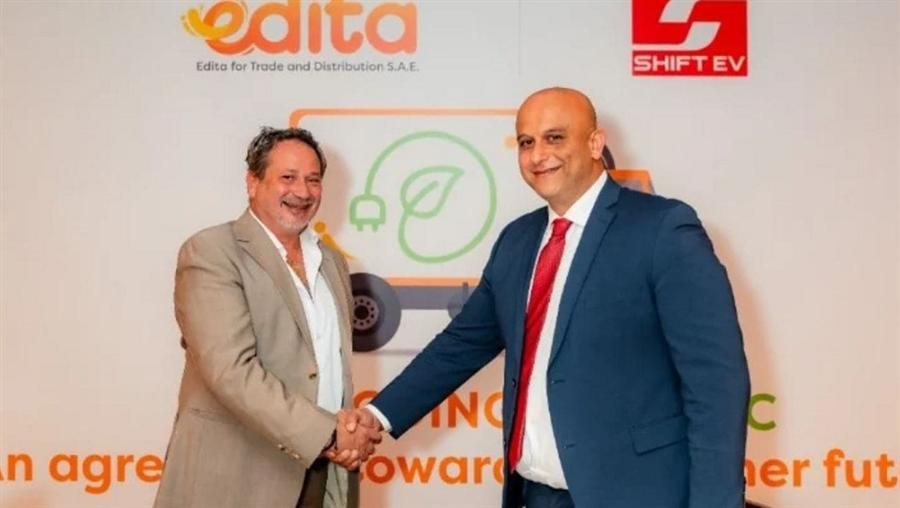 شراكة بين إيديتا للتجارة وShift EV لتحويل شاحنات أسطولها لنظام كهربائي